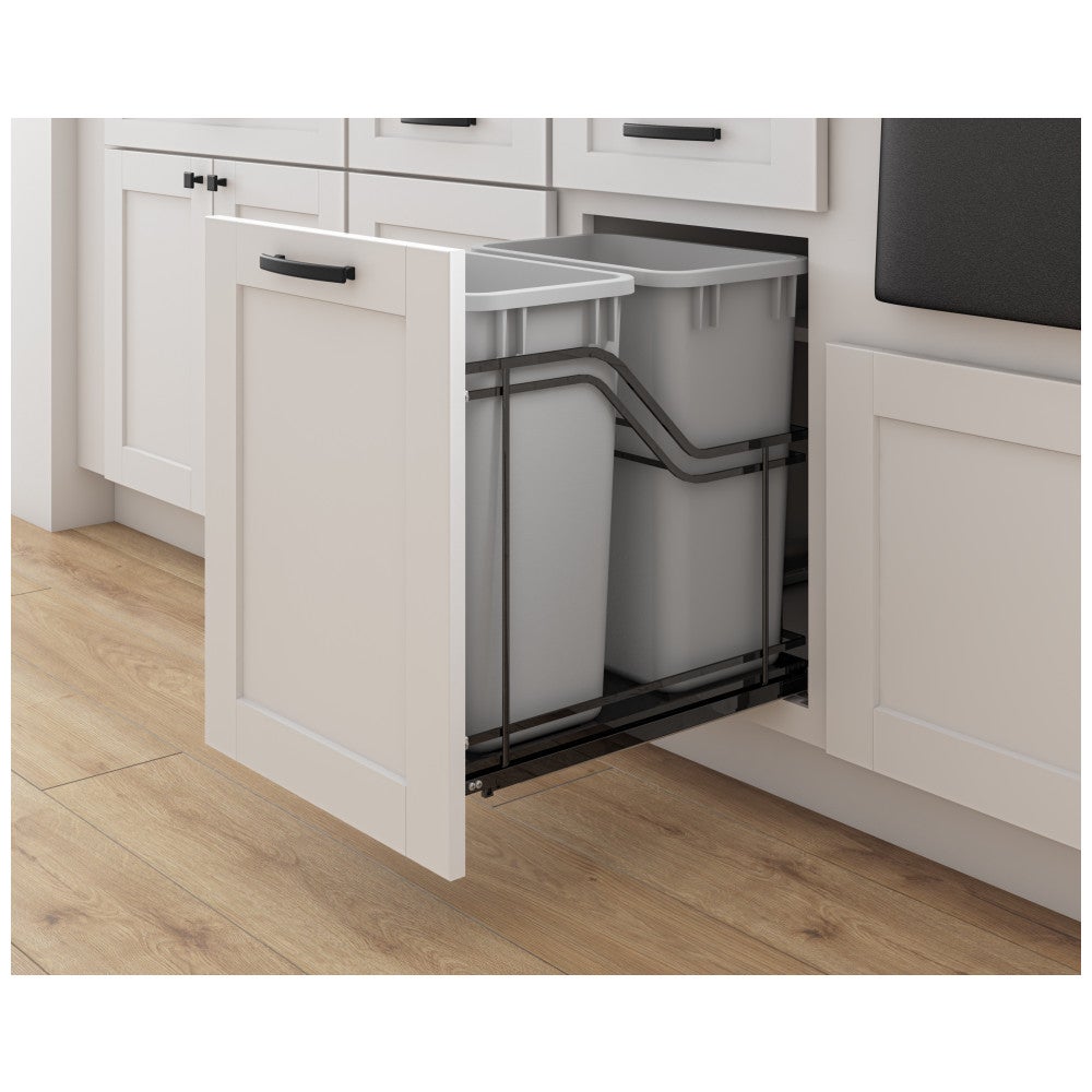 Hardware Resources STORAGE WITH STYLE® Metal Soft-close Trashcan Pullout