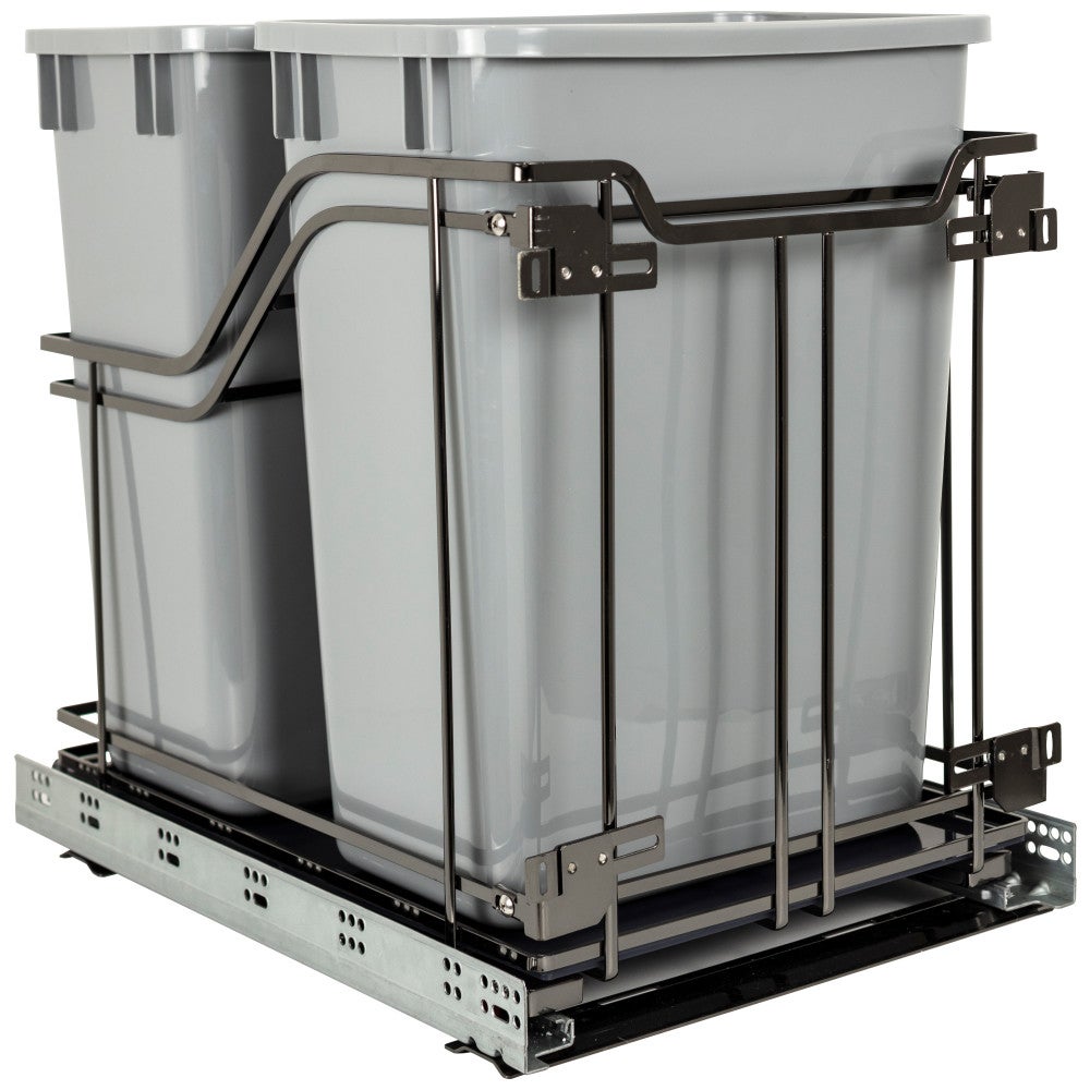 Hardware Resources STORAGE WITH STYLE® Metal Soft-close Trashcan Pullout