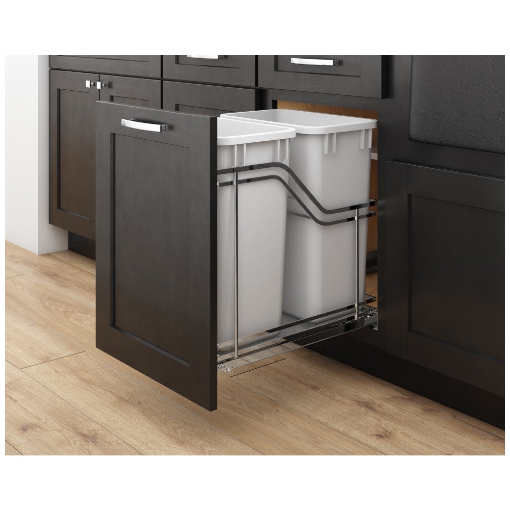 Hardware Resources STORAGE WITH STYLE® Metal Soft-close Trashcan Pullout