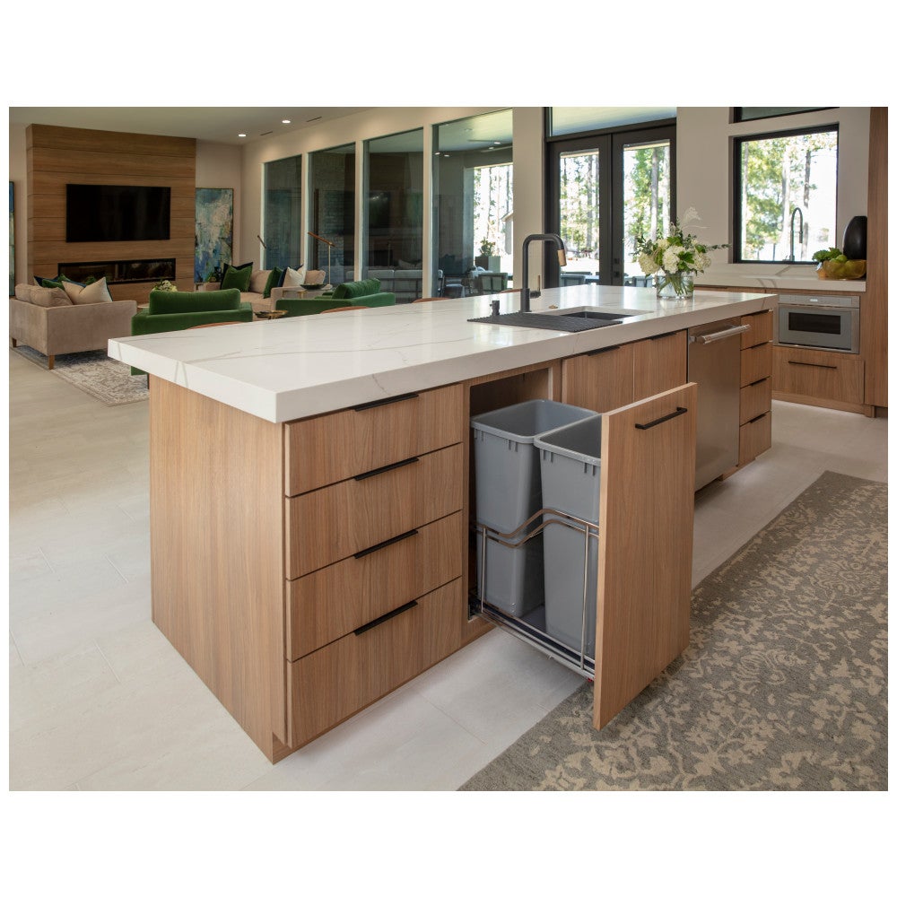 Hardware Resources STORAGE WITH STYLE® Metal Soft-close Trashcan Pullout
