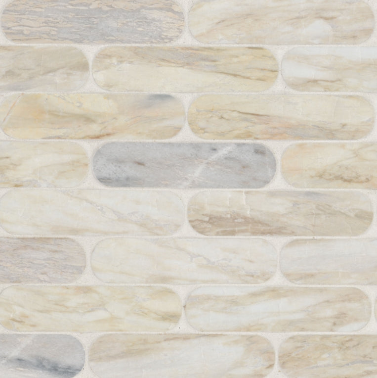 Angora Ellipse Polished Tile