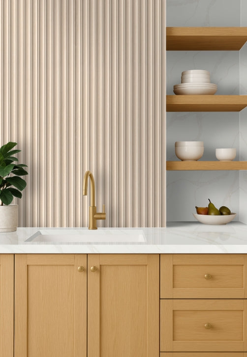 Urbanslat Flute Maple Wall Tile