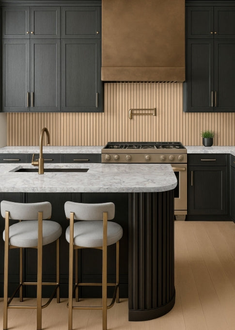 Urbanslat Flute Oak Wall Tile