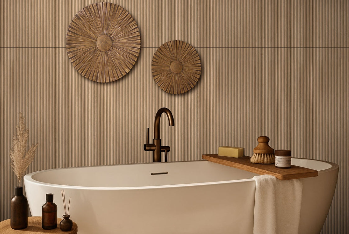 Urbanslat Flute Timber Wall Tile