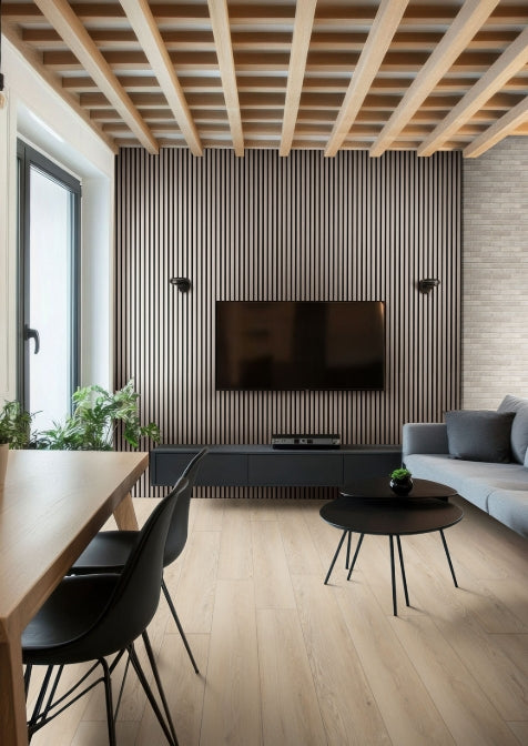 Fog Acoustic Wood Slat Panels