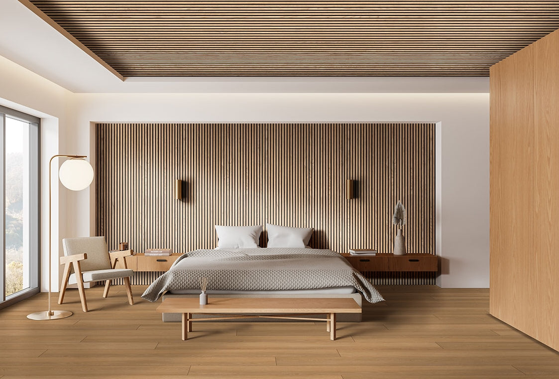 Natural Acoustic Wood Slat Wall Panels