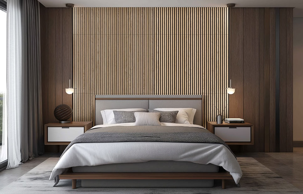 Natural Acoustic Wood Slat Wall Panels