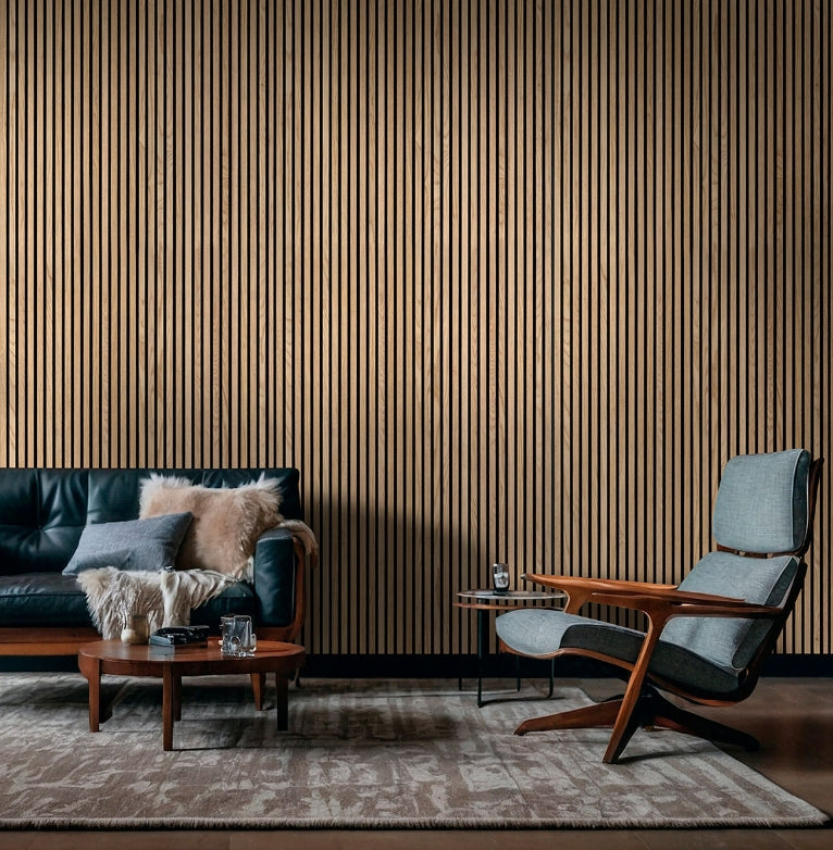 Natural Acoustic Wood Slat Wall Panels