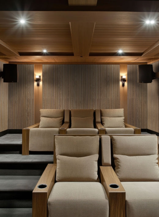 Natural Acoustic Wood Slat Wall Panels