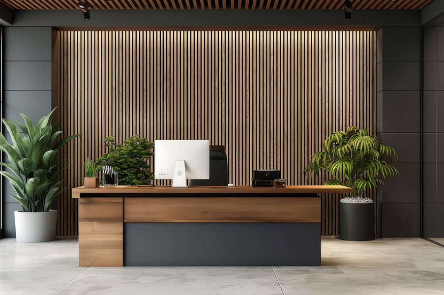 Natural Acoustic Wood Slat Wall Panels