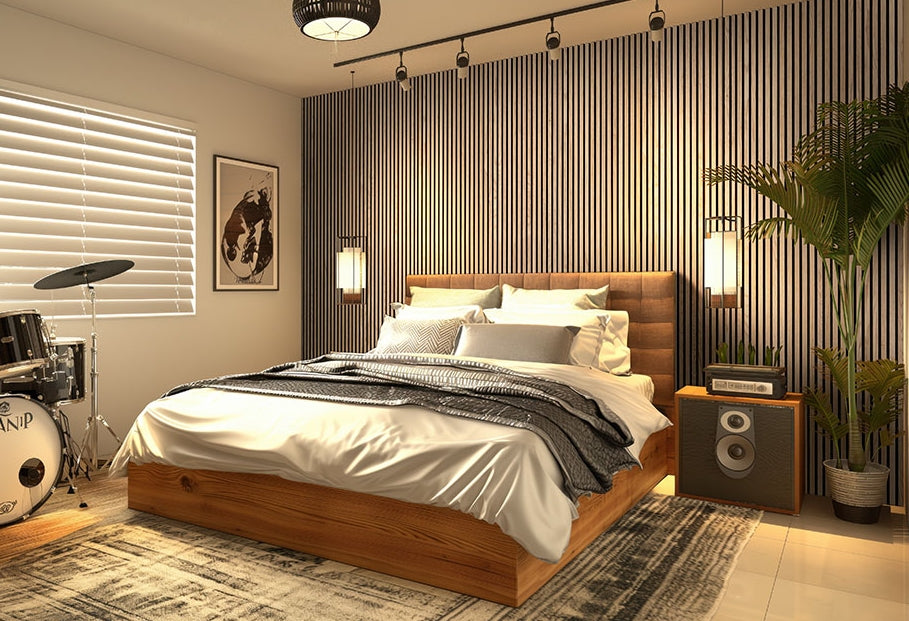 Natural Acoustic Wood Slat Wall Panels