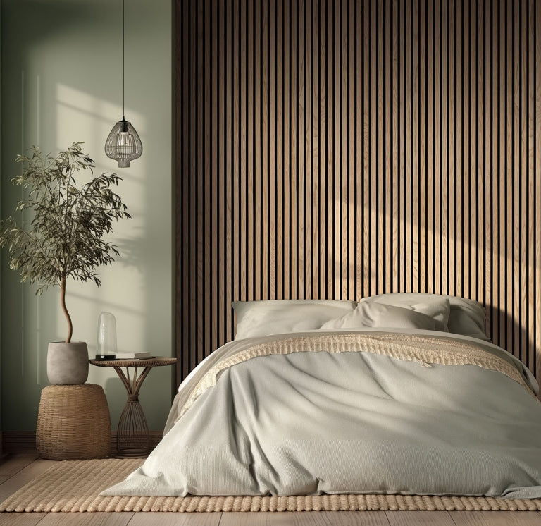 Natural Acoustic Wood Slat Wall Panels