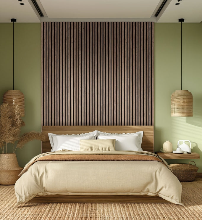 Tawny Acoustic Wood Slat Wall Panels