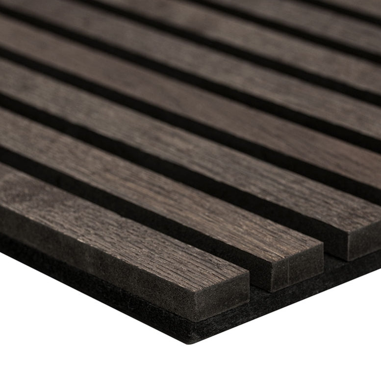 Umber Acoustic Wood Slat Wall Panels