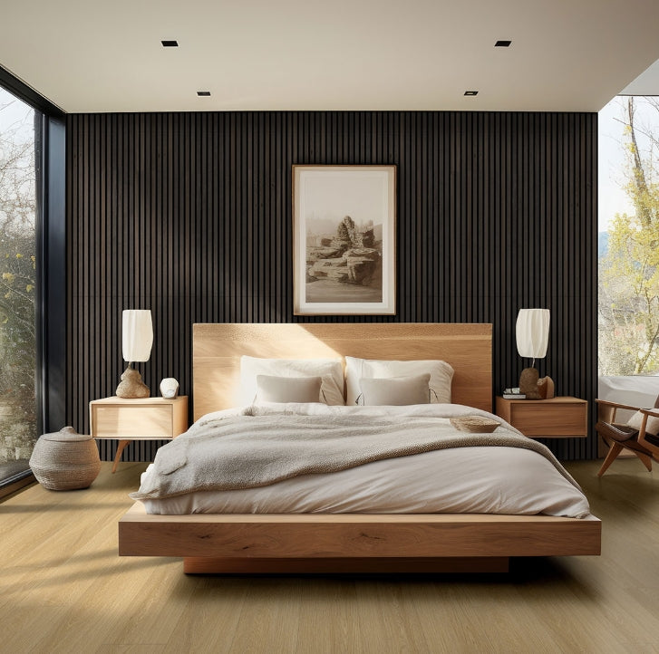 Umber Acoustic Wood Slat Wall Panels