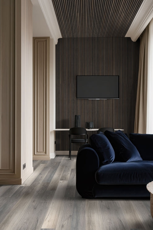 Umber Acoustic Wood Slat Wall Panels