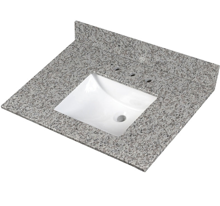 Argento Grigio Vanity Top With Sink
