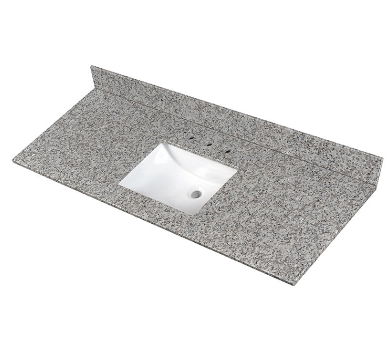 Argento Grigio Vanity Top With Sink