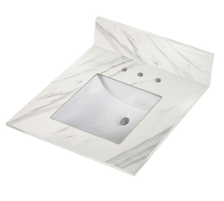 Calacatta Lumas Vanity Top With Sink