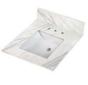 Calacatta Lumas Vanity Top With Sink