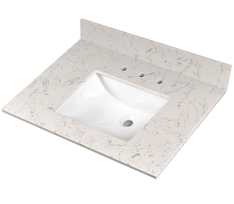 Carrara Sky Vanity Top With Sink