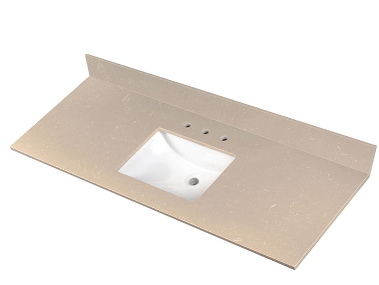 Cosmic Sand Vanity Top With Sink