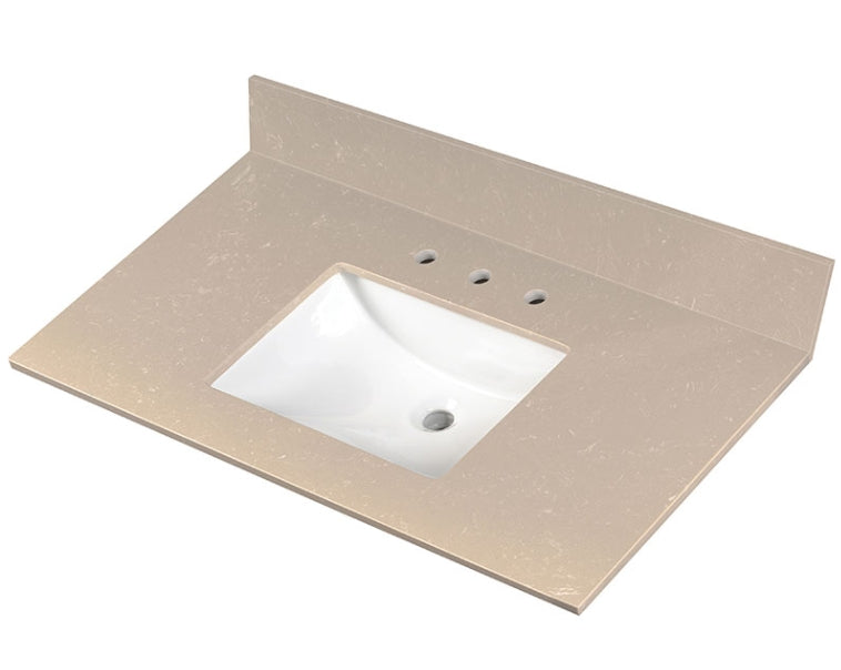 Cosmic Sand Vanity Top With Sink