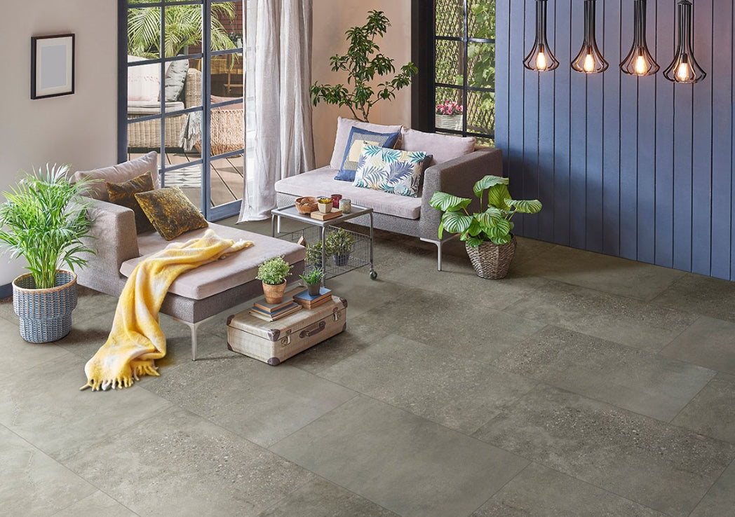 Traktion Calypso Graphite Porcelain Tile