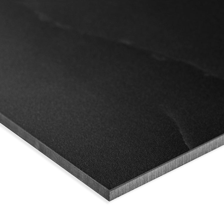 Regallo Midnight Agate Porcelain Tile – NREGMIDAGA Series | Luxury Black Agate Look Tile