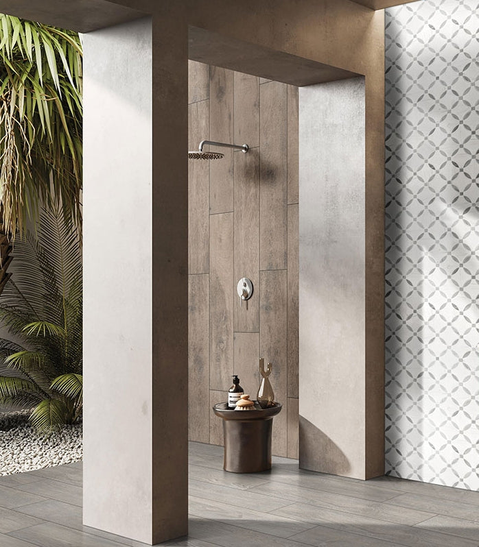 Cottage Brown Porcelain Wood Tile