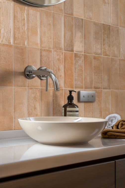 Village Coral Ceramic Wall Tile
