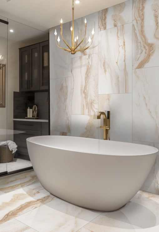 Exotika Nebula Almond Porcelain Tile