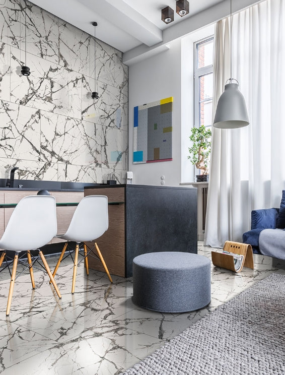 Exotika Lux Iceberg White Porcelain Tile