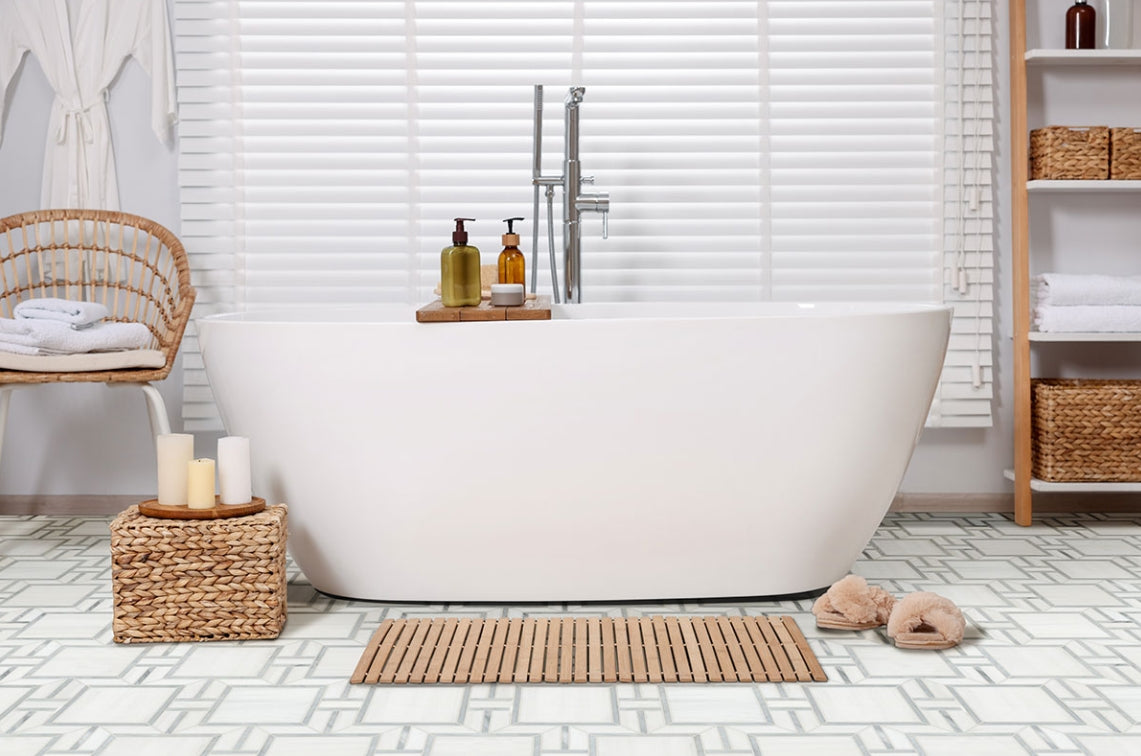 Bianco Dolomite Alana Polished Mosaic