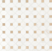 Bianco Dolomite Crema Dotty Pattern