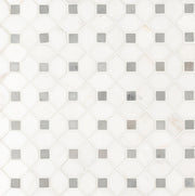 Bianco Dolomite Dotty Pattern Mosaic