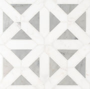 Bianco Dolomite Geometrica Tile