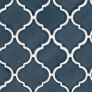 Bay Blue Arabesque Tile