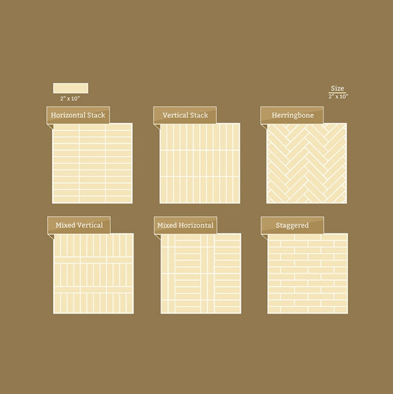 Stella Biscotti 2×10 Glossy Ceramic Wall Tile