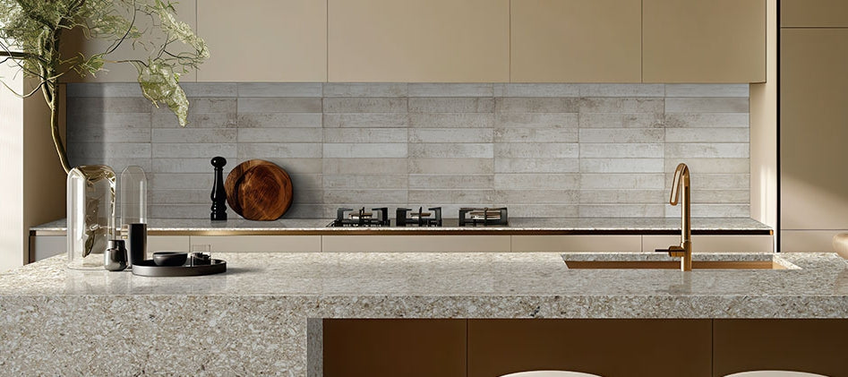 Stella Biscotti 2×10 Glossy Ceramic Wall Tile