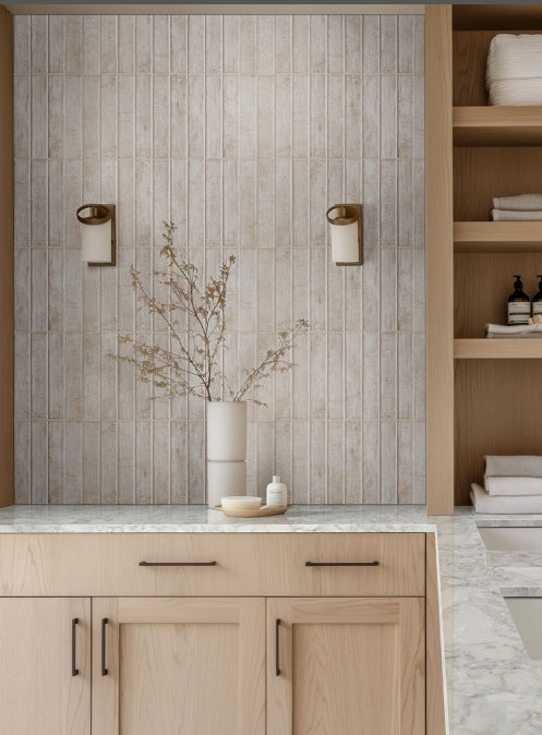 Stella Biscotti 2×10 Glossy Ceramic Wall Tile