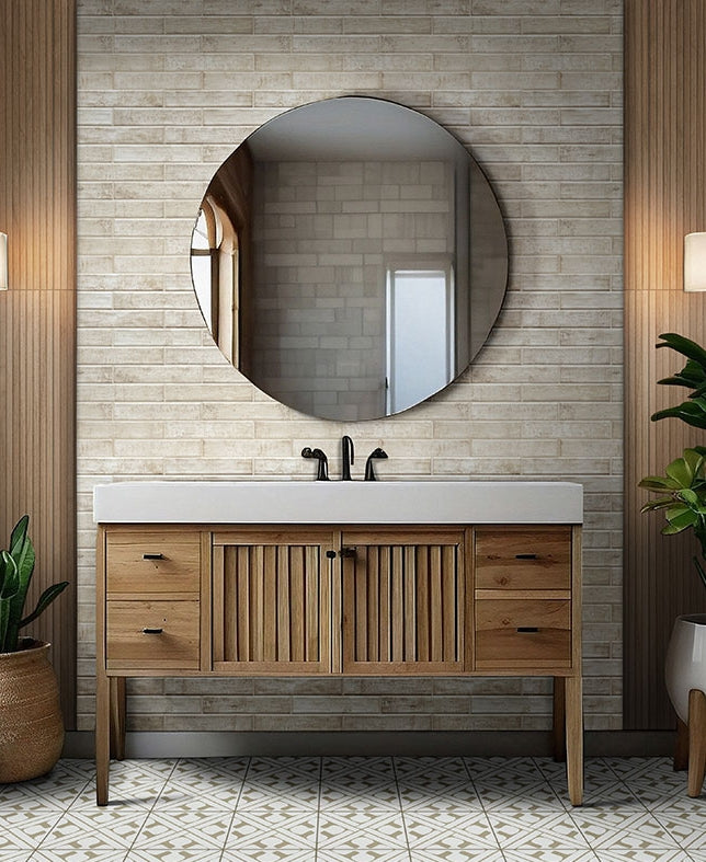Stella Biscotti 2×10 Glossy Ceramic Wall Tile