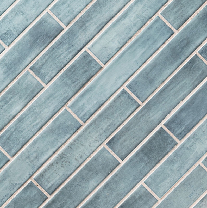 Stella Oceano 2×10 Glossy Ceramic Wall Tile