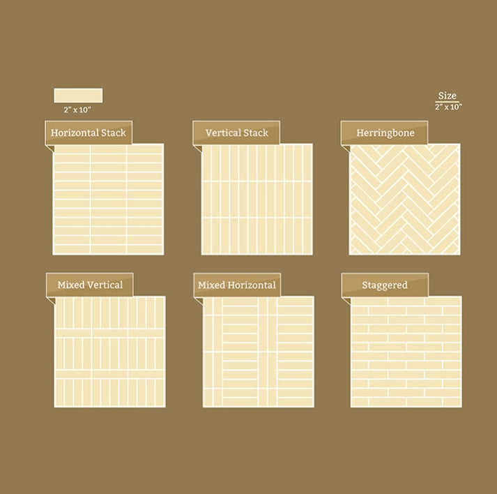 Stella Oceano 2×10 Glossy Ceramic Wall Tile