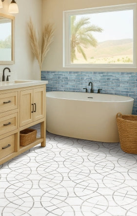 Stella Oceano 2×10 Glossy Ceramic Wall Tile