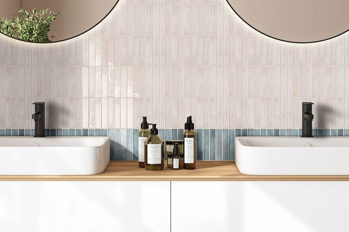 Stella Oceano 2×10 Glossy Ceramic Wall Tile
