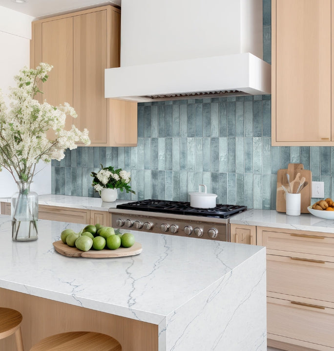 Stella Oceano 2×10 Glossy Ceramic Wall Tile