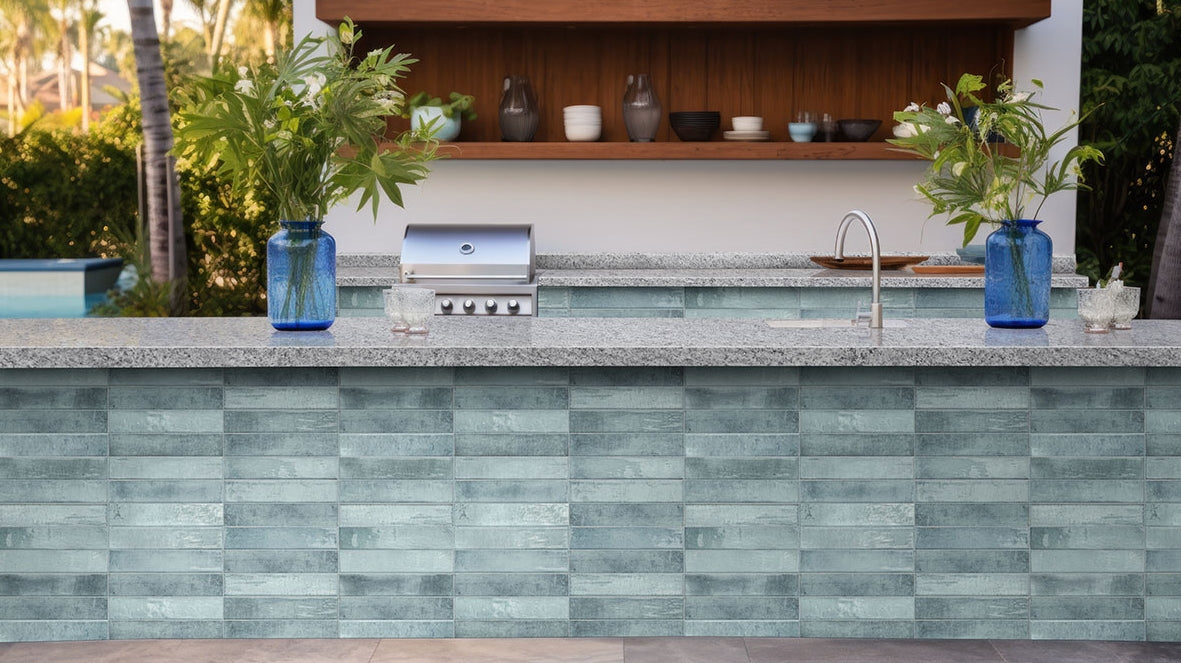 Stella Oceano 2×10 Glossy Ceramic Wall Tile