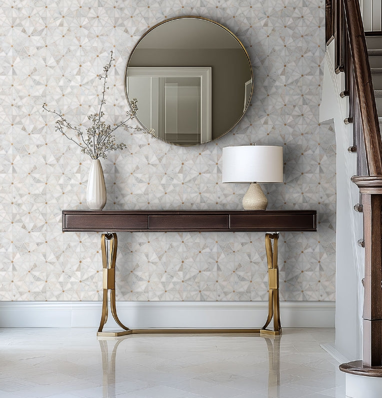 Luxor Elegante Pinwheel Gold Mosaic Tile – SMOT-SMTL-ELEPIN