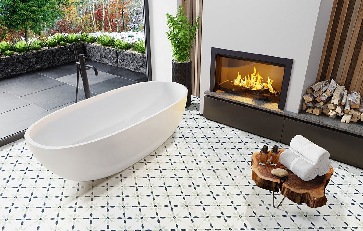 Zaria Greta Encaustic Tile